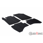 Original Gledring Passform Fußmatten Gummimatten 4 Tlg.+Fixing - Peugeot 108 2014->